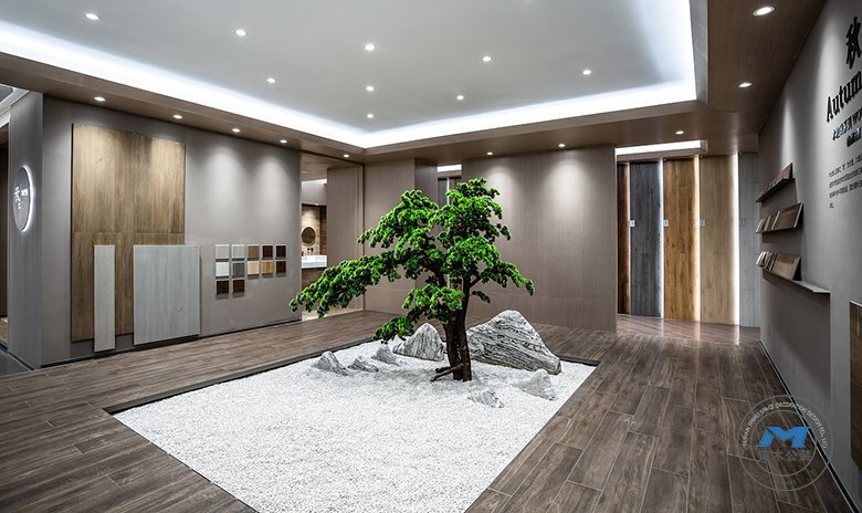 建材企業(yè)展廳裝修設(shè)計(jì)效果產(chǎn)品區(qū)3