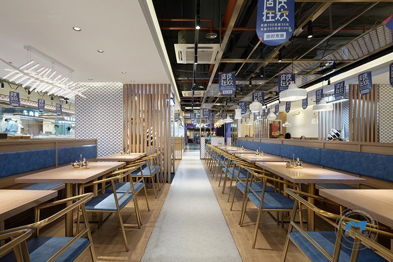 手工拉面館餐廳裝修設計過道效果圖 手工拉面館餐廳裝修設計過道效果圖