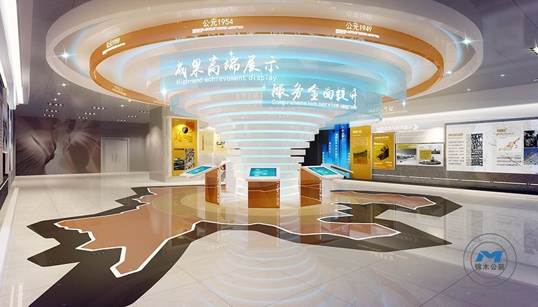 企事業(yè)局展廳裝修設(shè)計效果歷程展示